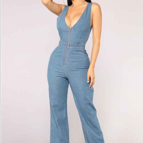 Pants - Denim jumpsuit